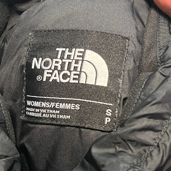 North Face Women Hood Parka Black Puffer Bubble Trench 550 Goose Down Coat-S- - Picture 5 of 13
